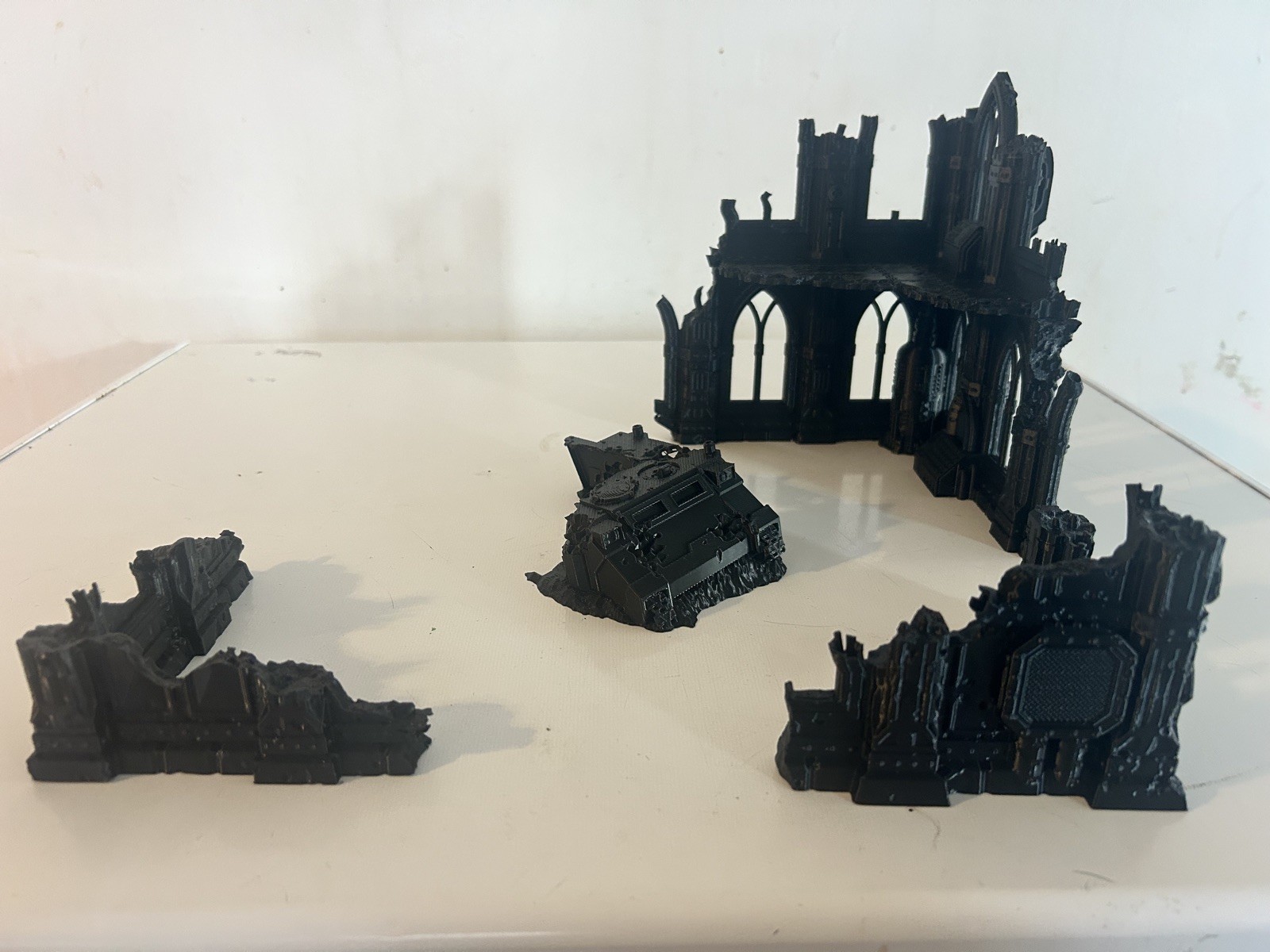 4-Piece Ruin Terrain Set for Warhammer 40k Kill Team