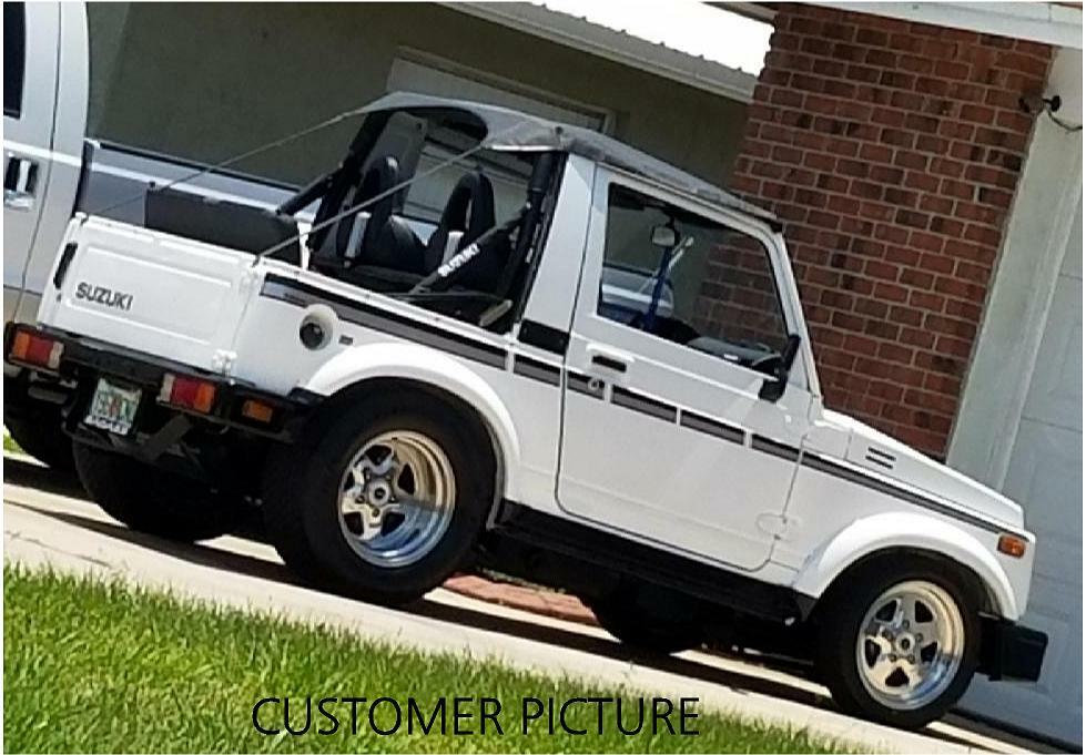 suzuki samurai sides lines decals