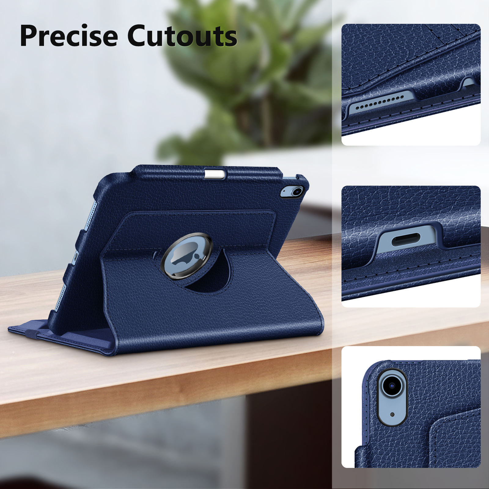 For iPad 10th Generation 2022 360 Degree Rotating Stand Case Shockproof Cover