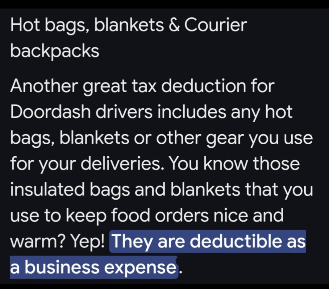 Large Thermal Insulated Doordash Tote Bag- Hot Cold Food Delivery