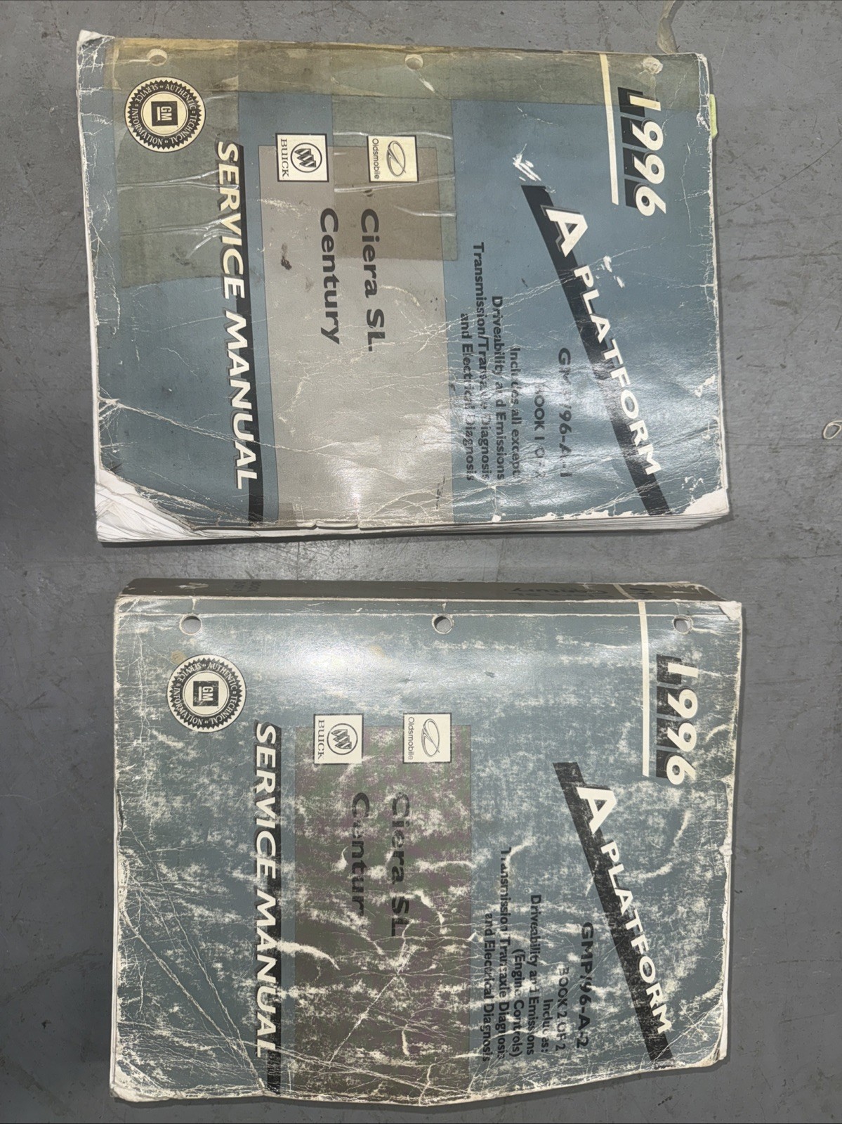 1996 Buick Century- Ciera SL Service Manual Set