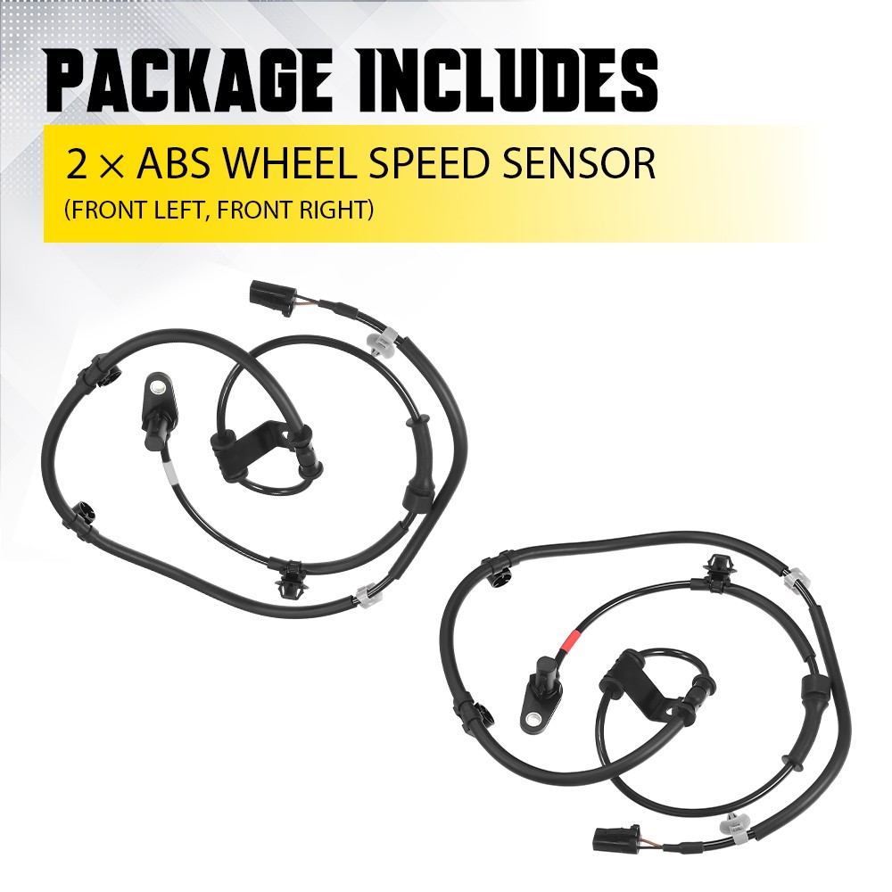 2pcs ABS Wheel Speed Sensor Front Rear Right & Left For Kia Sorento 2013-2014
