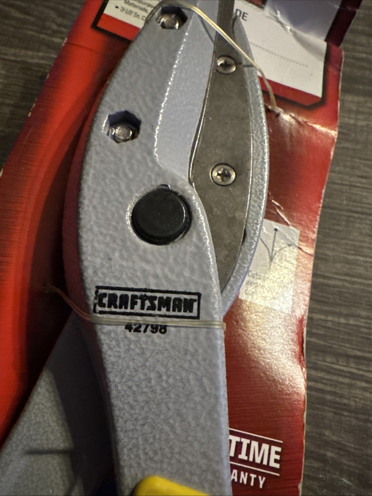 Sears CRAFTSMAN 42798 12” TIN SNIP USA Nos Aluminum Rare Metal Replaceable Blde