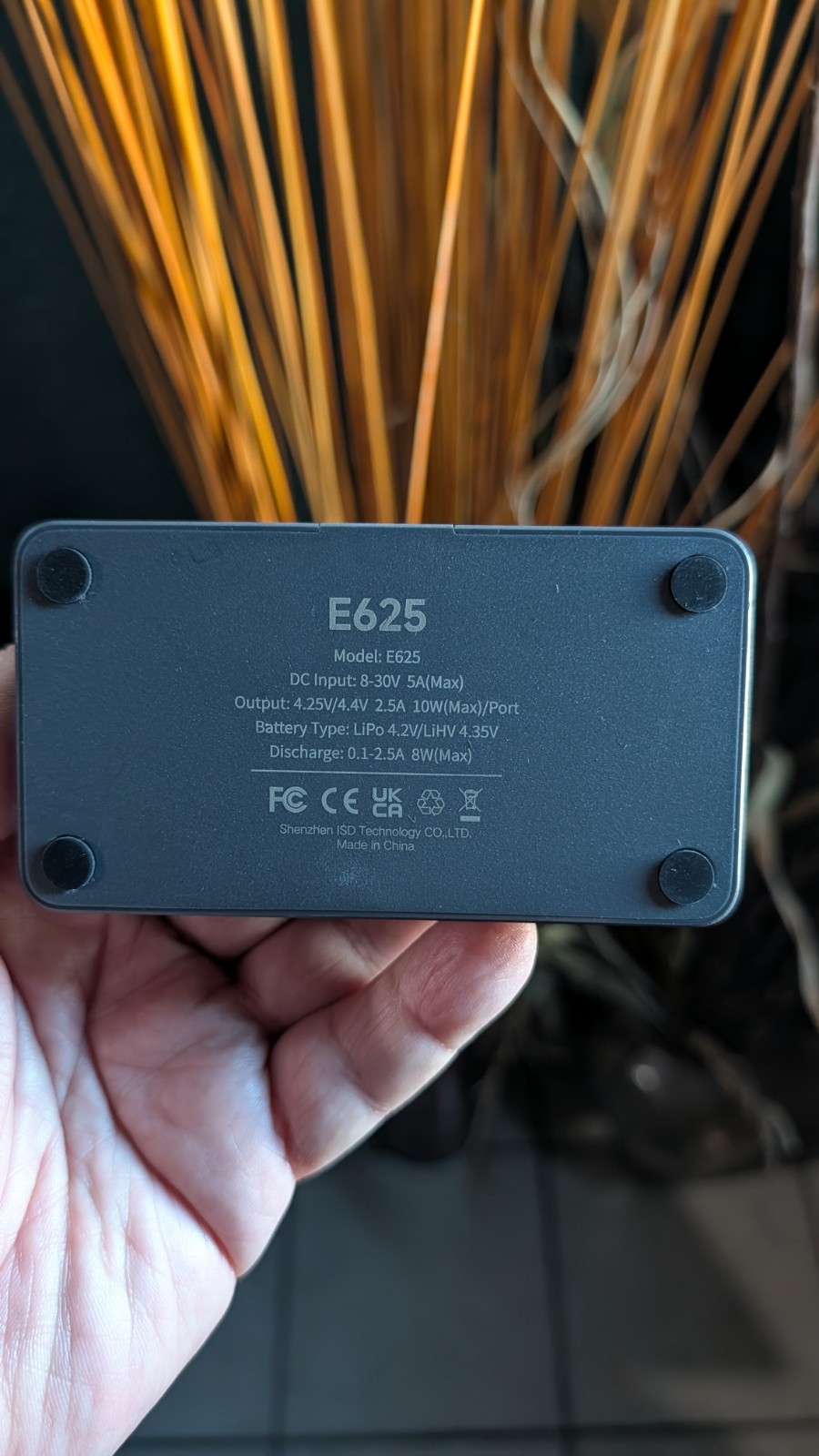E625 6 Channels 1S lipo Charger Discharger Storage 3.70/4.20V BT2.0 PH2.0