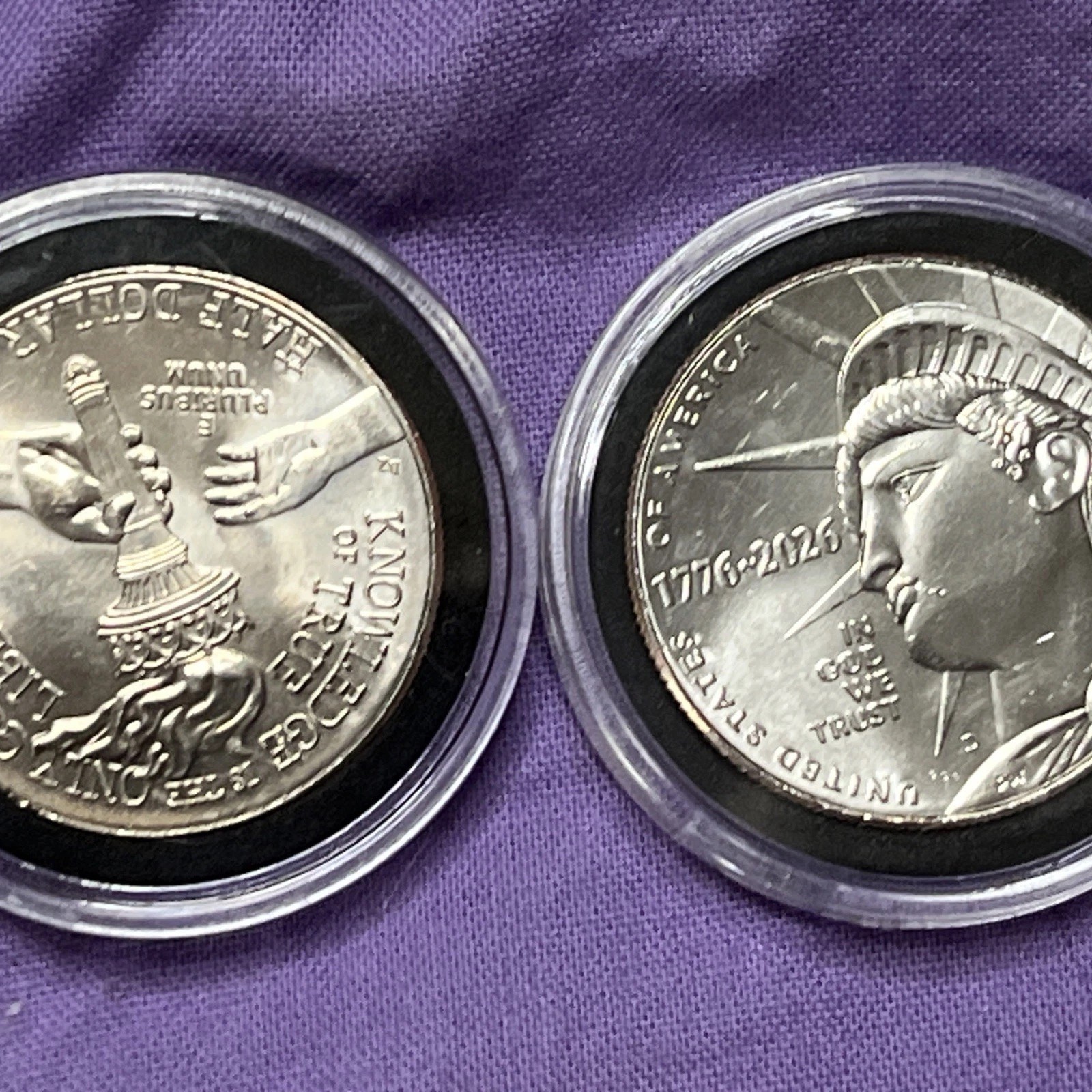 1776-2026 D Liberty Semiquincentennial Half Dollar, UNCIRCULATED, ON HAND.