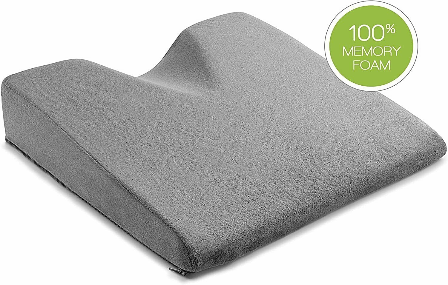 COMFYSURE Car Seat Wedge Pillow – Memory Foam Firm Cushion - Orthopedic