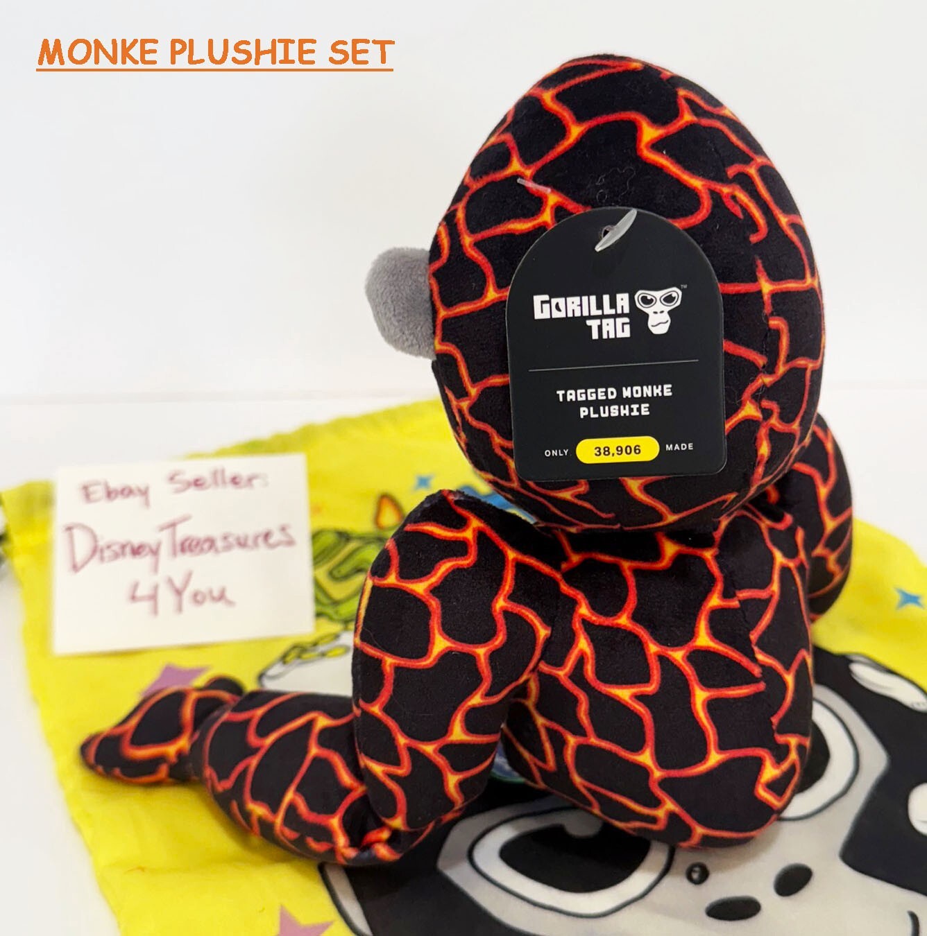 Official Makeship Gorilla Tag Monke Birthday Plush Meta Code Keychain Axiom Rare