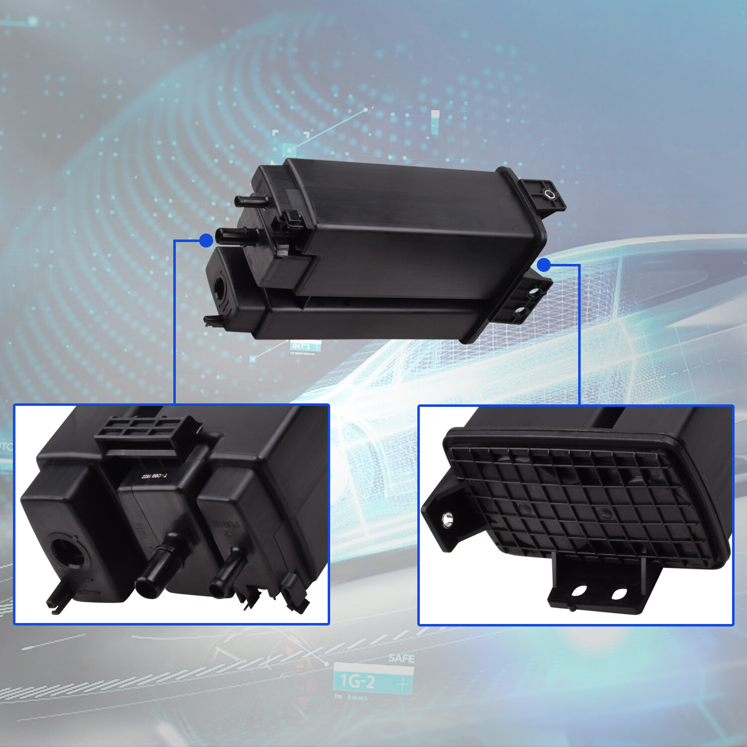 For Nissan Titan NV1500 Emissions Fuel Evap Vapor Charcoal Canister 149507S00A