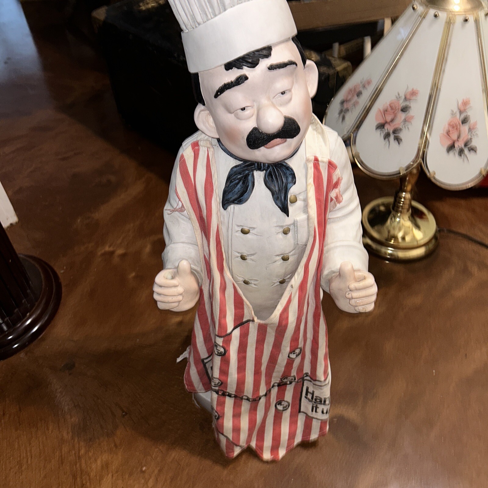 Large Chef With A Chalkboard Over 2 Feet Tall And 12” Wide Gr8 For Daily Special