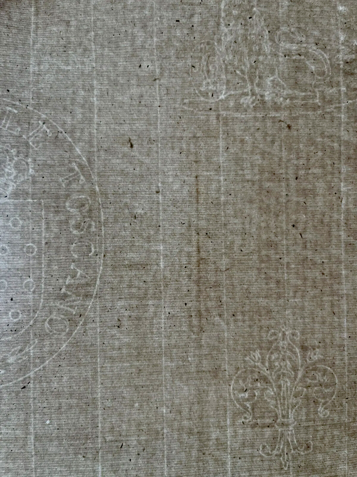 BLANK RESTORATION PAPER 1600s