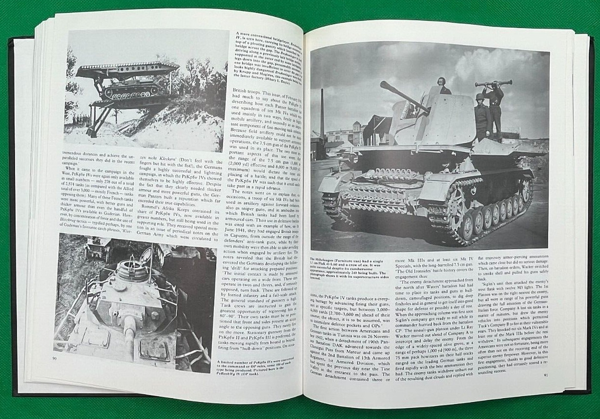 "GERMAN TANKS OF WORLD WAR TWO" BY GEORGE FORTY 1988 UK PRINTING