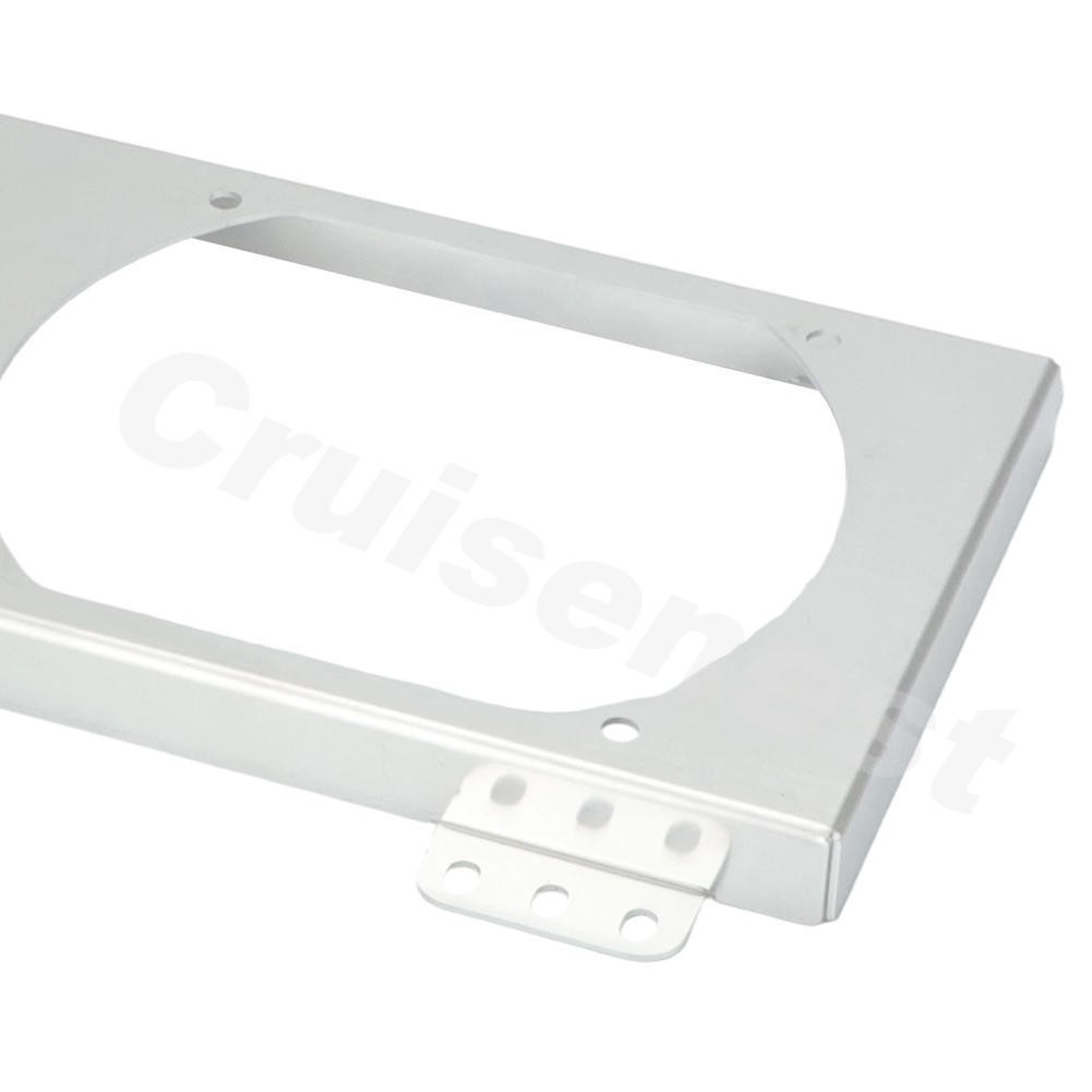 For Tru-Cool 40K Derale 9500 Huron Speed Silver Series 8'' Dual Fan & Shroud Kit