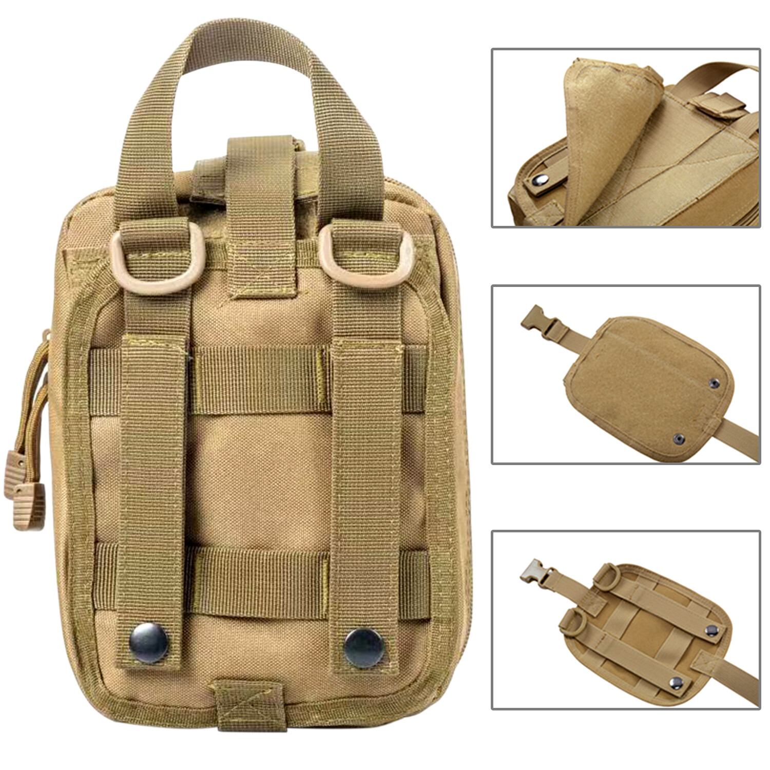 Tactical MOLLE Rip Away EMT Medical First Aid IFAK Medical Pouch Utility Bag