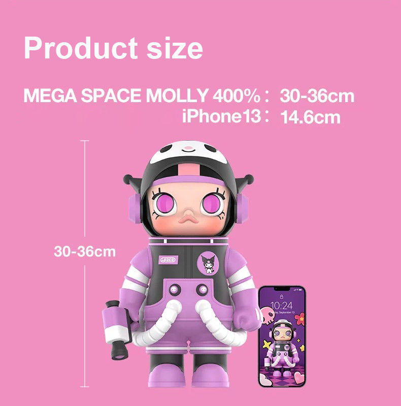MEGA SPACE MOLLY 400% SANRIO FAMILY SERIES - POMPOMPURIN FIGURE BIRTHDAY GIFT