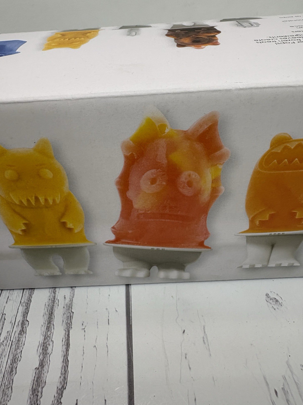 Tovolo Monsters Pop Molds Popsicles Silicone Halloween Novelty Horror Set of 4