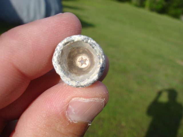 Rare Civil War Star Base Washington Arsenal Bullet Richmond, Virginia