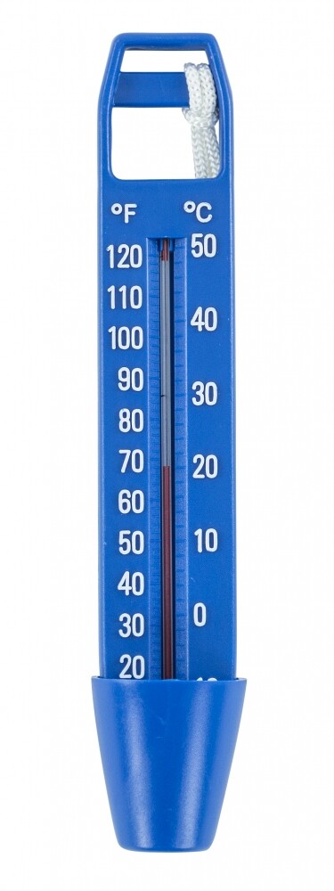 Swimming Pool or Spa Standard 6½" Long x 1 1/4" Wide Thermometer w/ Cord