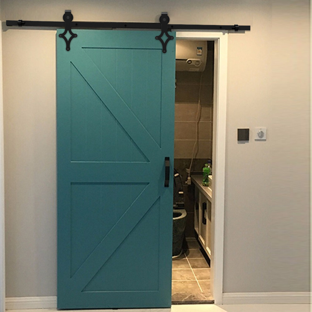 4-20FT Sliding Barn Door Hardware Closet Track Kit for Single/Double/Bypass Door