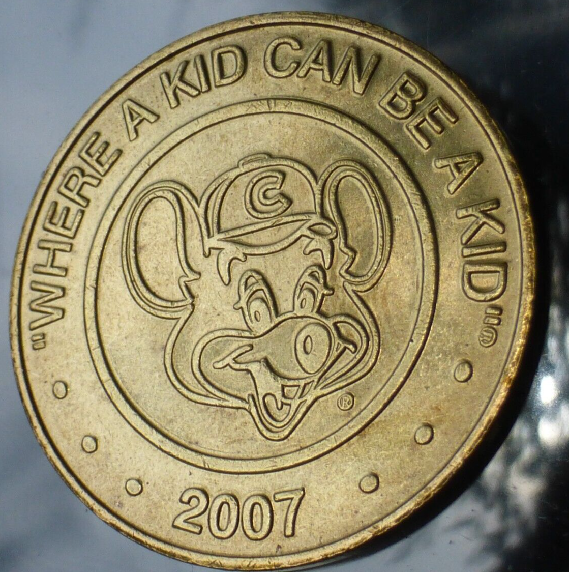 Chuck E. Cheese Token, Type 4 (1995-2013) Chucky Cheese's CECrelics Buy 4, Get 1