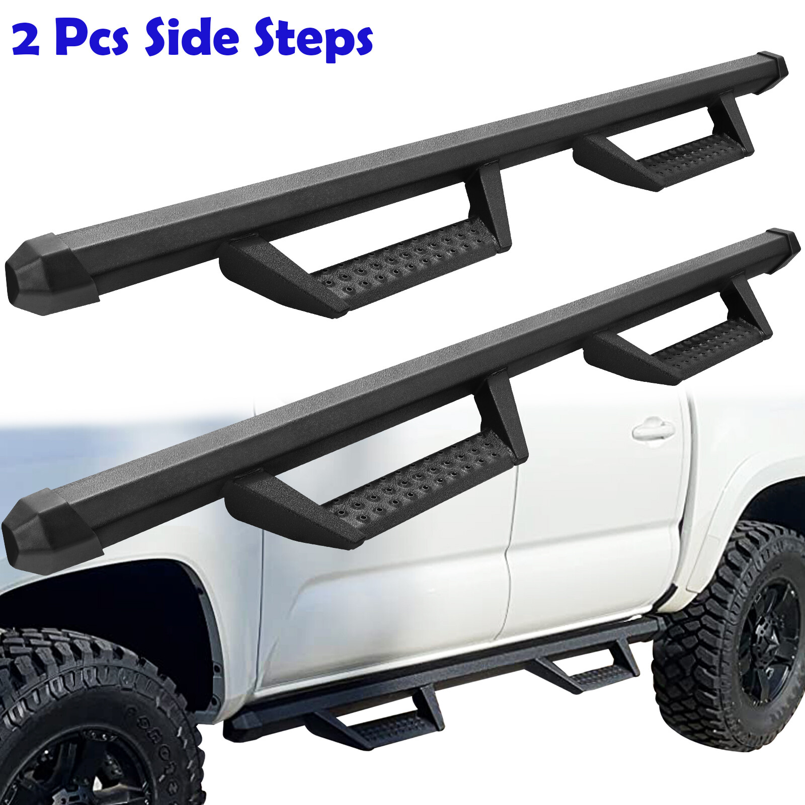 For 15-24 Colorado/Canyon Crew Cab 3" Drop Bar Running Board Step Board BCKA