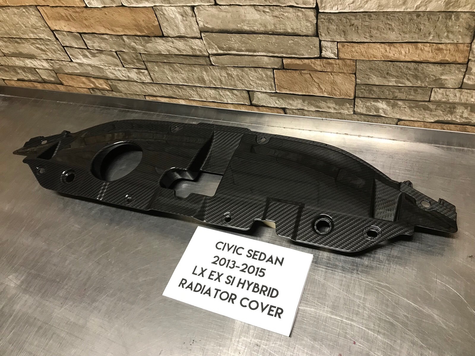 2013 - 2015 Civic SEDAN Carbon cooling Fb6 Radiator Si Hydro Dip Vtec Password