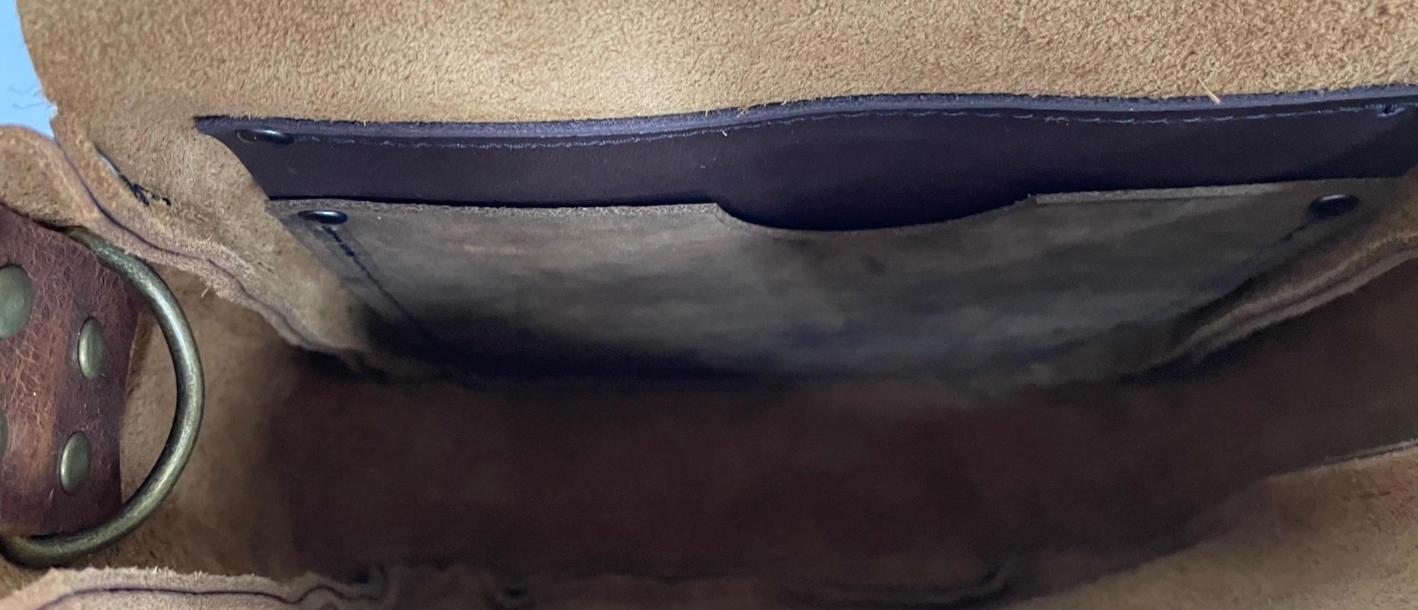 AMERICAN BISON LEATHER MUZZLELOADER STD. POSSIBLES BAG US MADE FREE SHIPPING