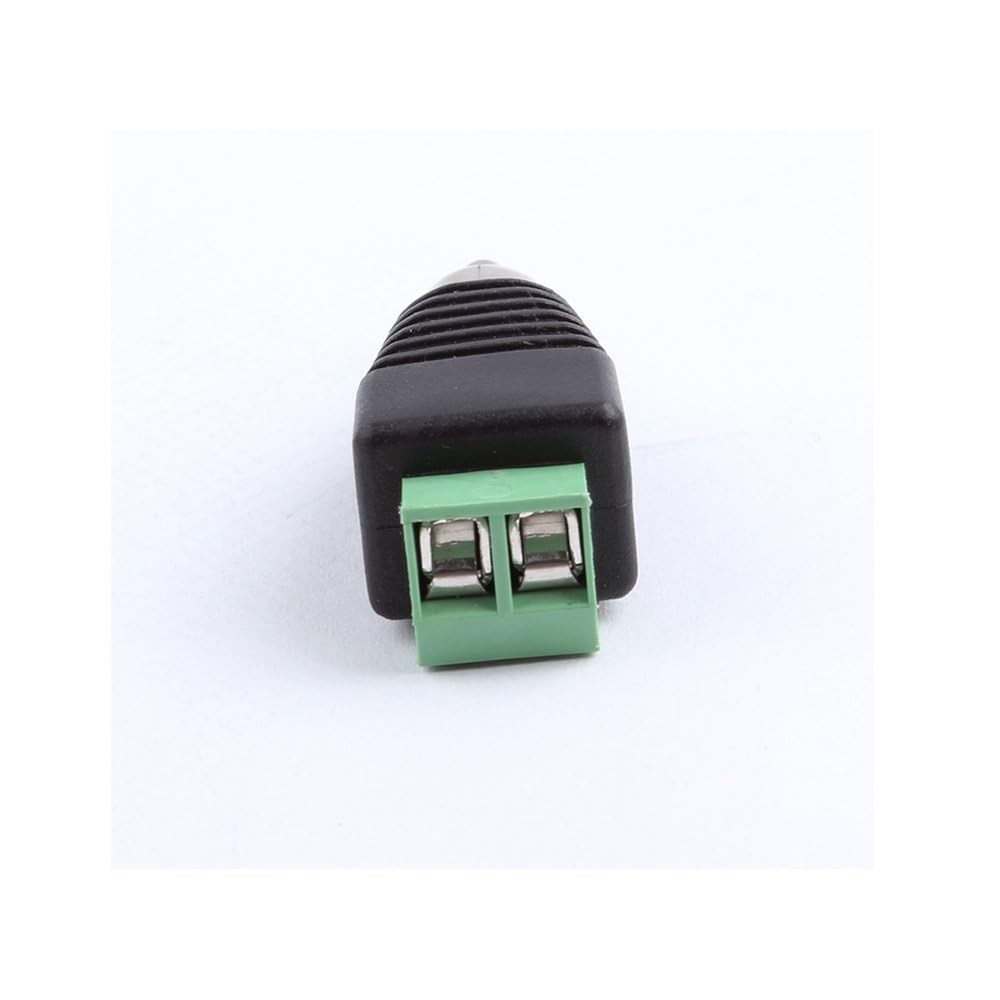 exgoofit RCA Male Plug to AV Screw Terminal Connector 10-Pack