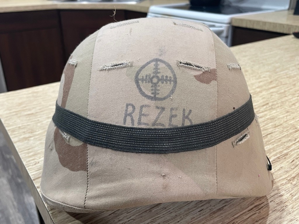 US Gulf War era PASGT Helmet GWOT Chocolate Chip Hat 6 color desert Canteen set