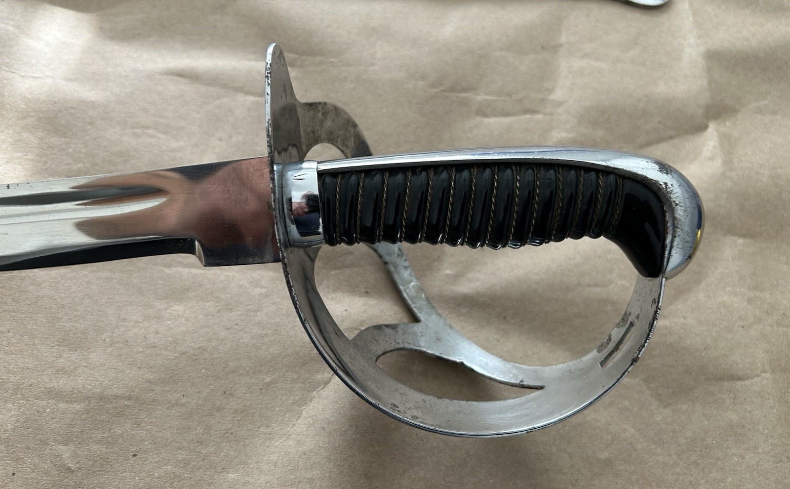 EARLY M1905 DUTCH POLICE KLEWANG CUTLASS SWORD - By Horster Solingen