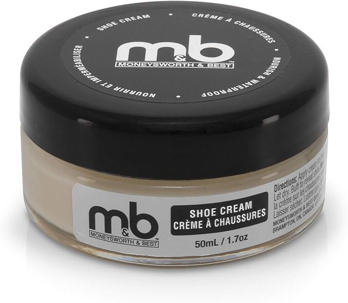 Moneysworth Best Boot & Shoe Cream Polish - 1.7 oz 50 ml (All Colors )