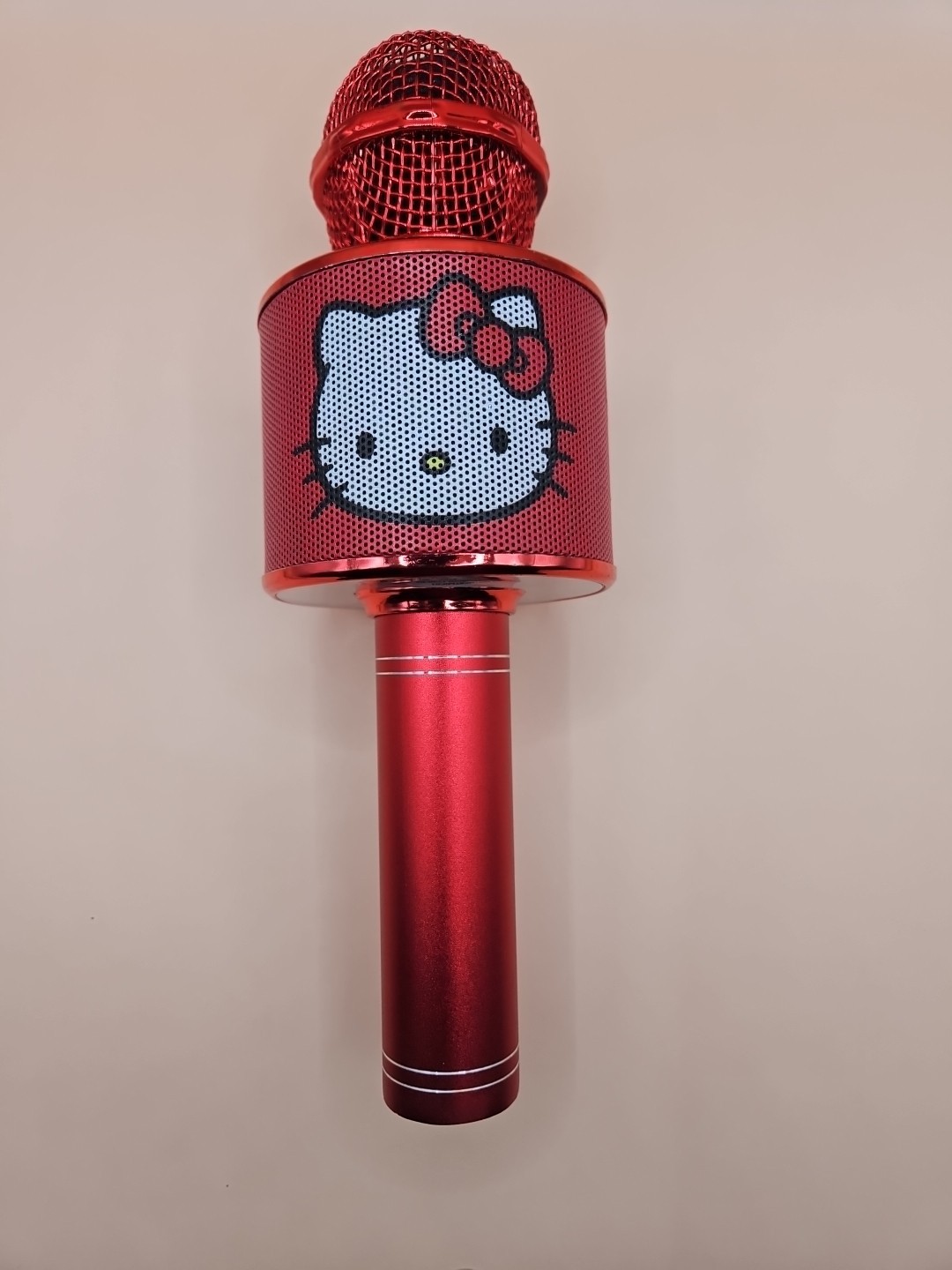 Hello Kitty Red Bluetooth Karaoke Microphone Wireless Speaker