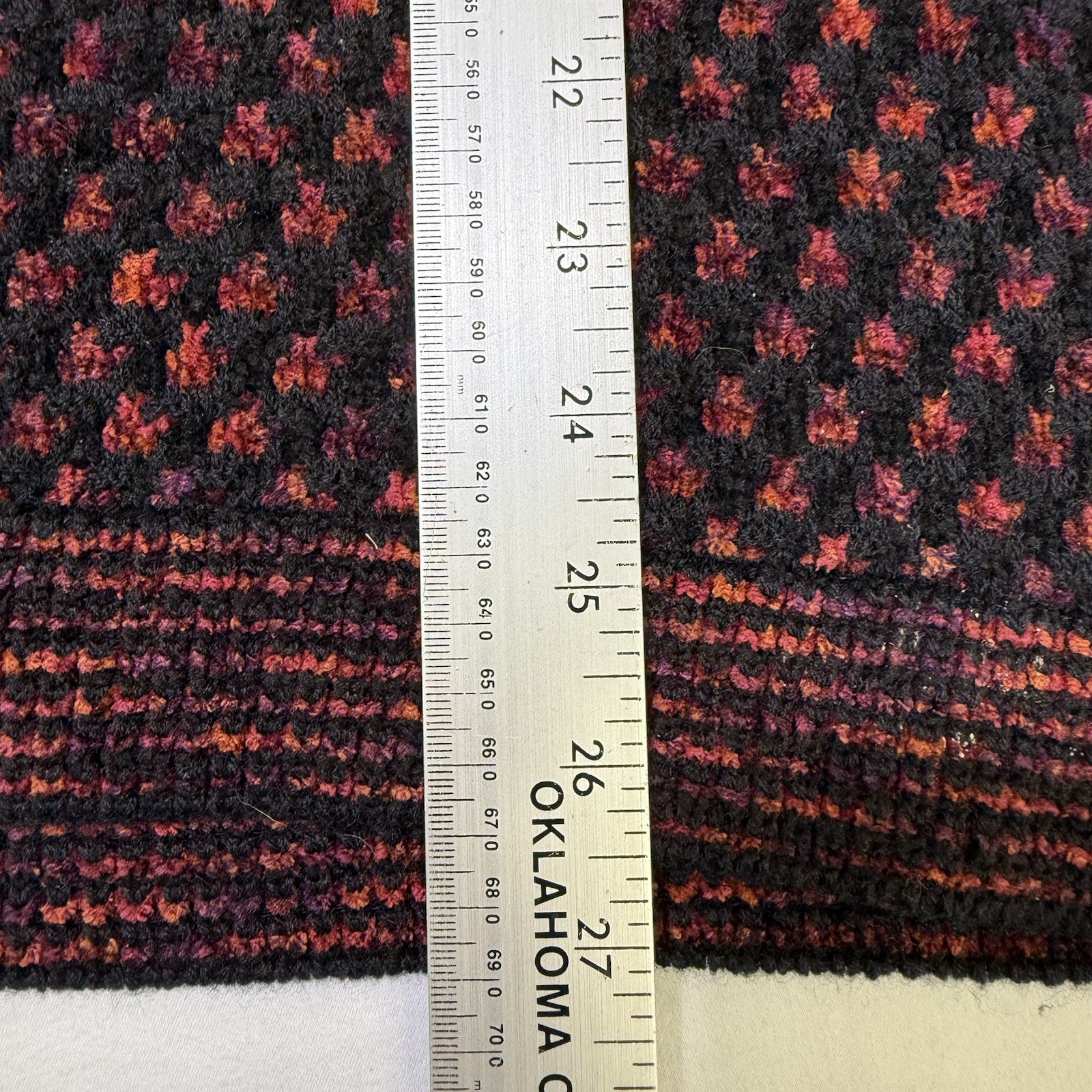 Tundra Sweater Mens M 3D Knit Coogi Style Geometric Grandpacore Cabincore Cosby