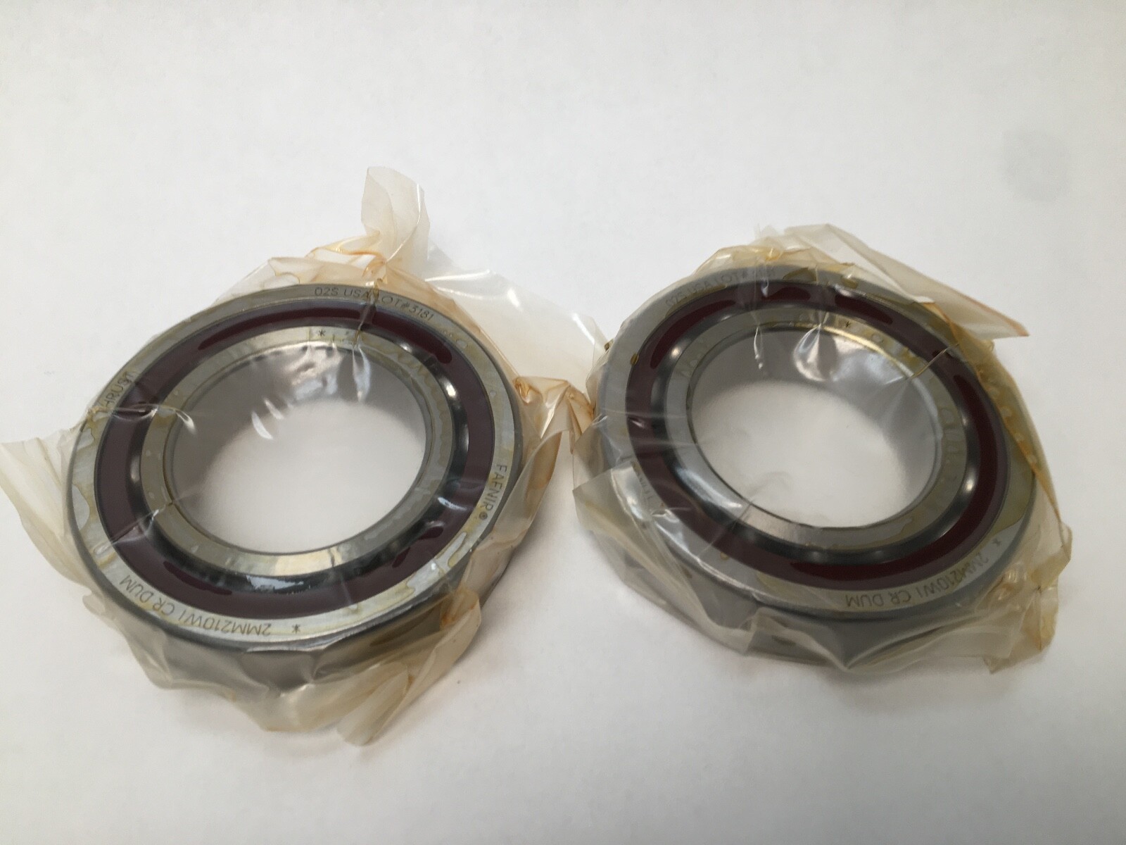 Fafnir 2MM210WI-DUM Angular Bearing 50x90x20mm 2MM210WI CR DUM 7210 USA 2 Pcs