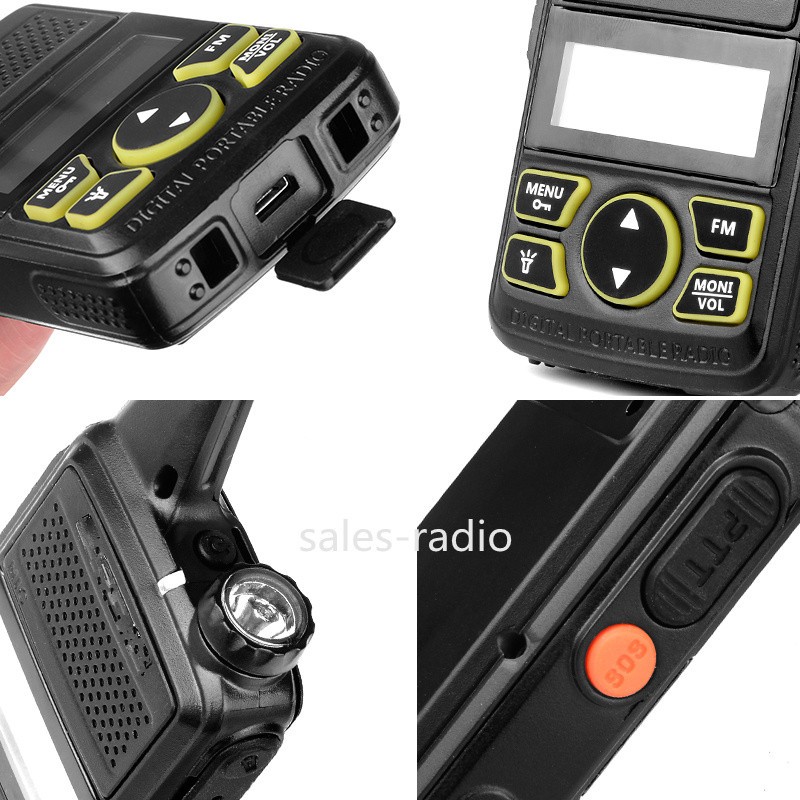 For Baofeng BF-T1 Mini Walkie Talkie 2W 400-470MHz Two-way Radios Transceiver