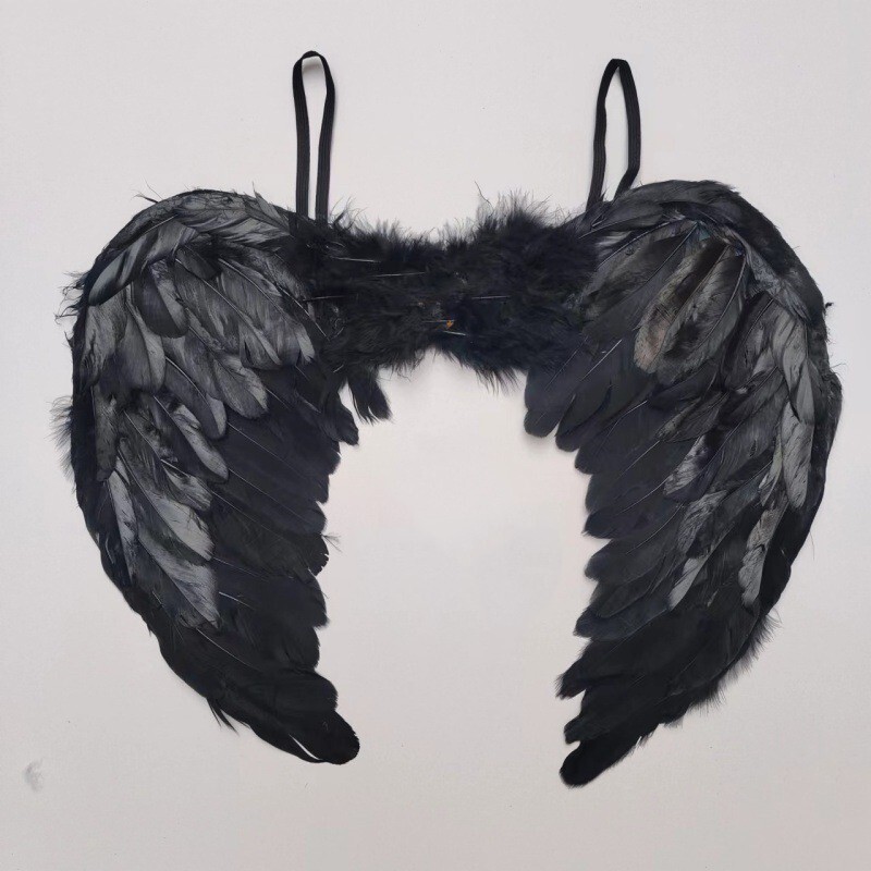 Angel Feather Large Wings Costume Cosplay Adult Fairy Dress Fashion Halloween