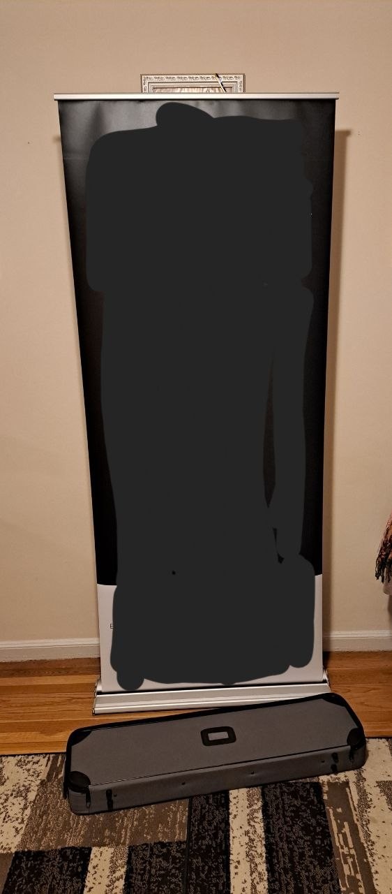 Retractable Banner Stand 33" x 80" – Aluminum – Trade Show Display w/ Carry Case