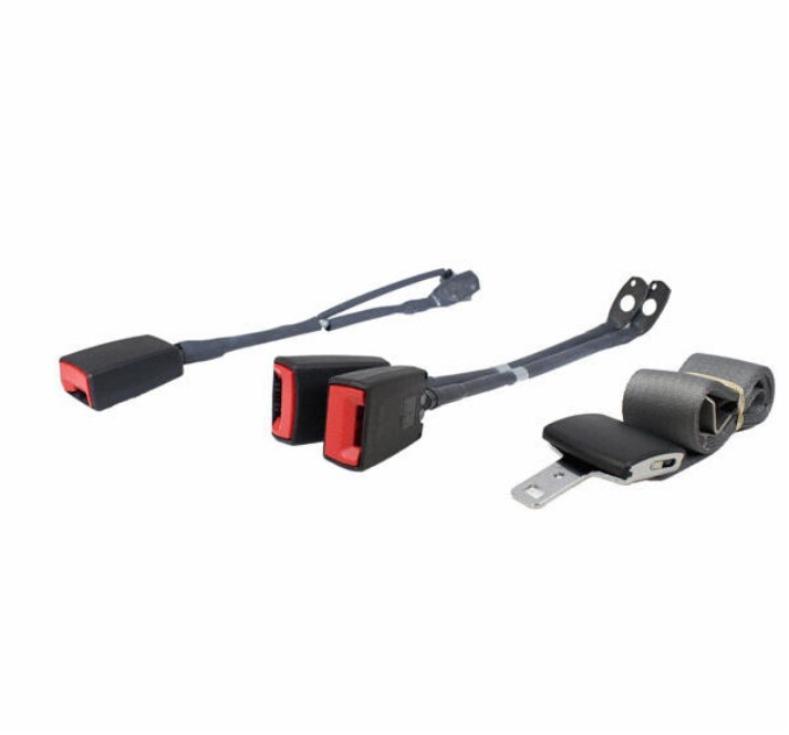 NEW OEM 02-07 Ford F-Series Super Duty Front Bench Seat Belt and Buckles Kit