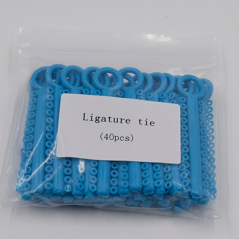 50 Packs Dental Orthodontic 36 Colors Elastic Braces Rubber Ligature Ties Bands