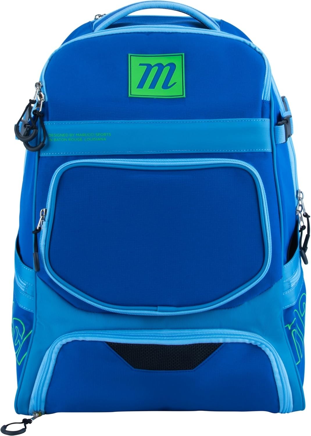 New Marucci RANGR BAT PACK 12.5"W x 10"D x 19"H Royal/Black Holds 4 Bats