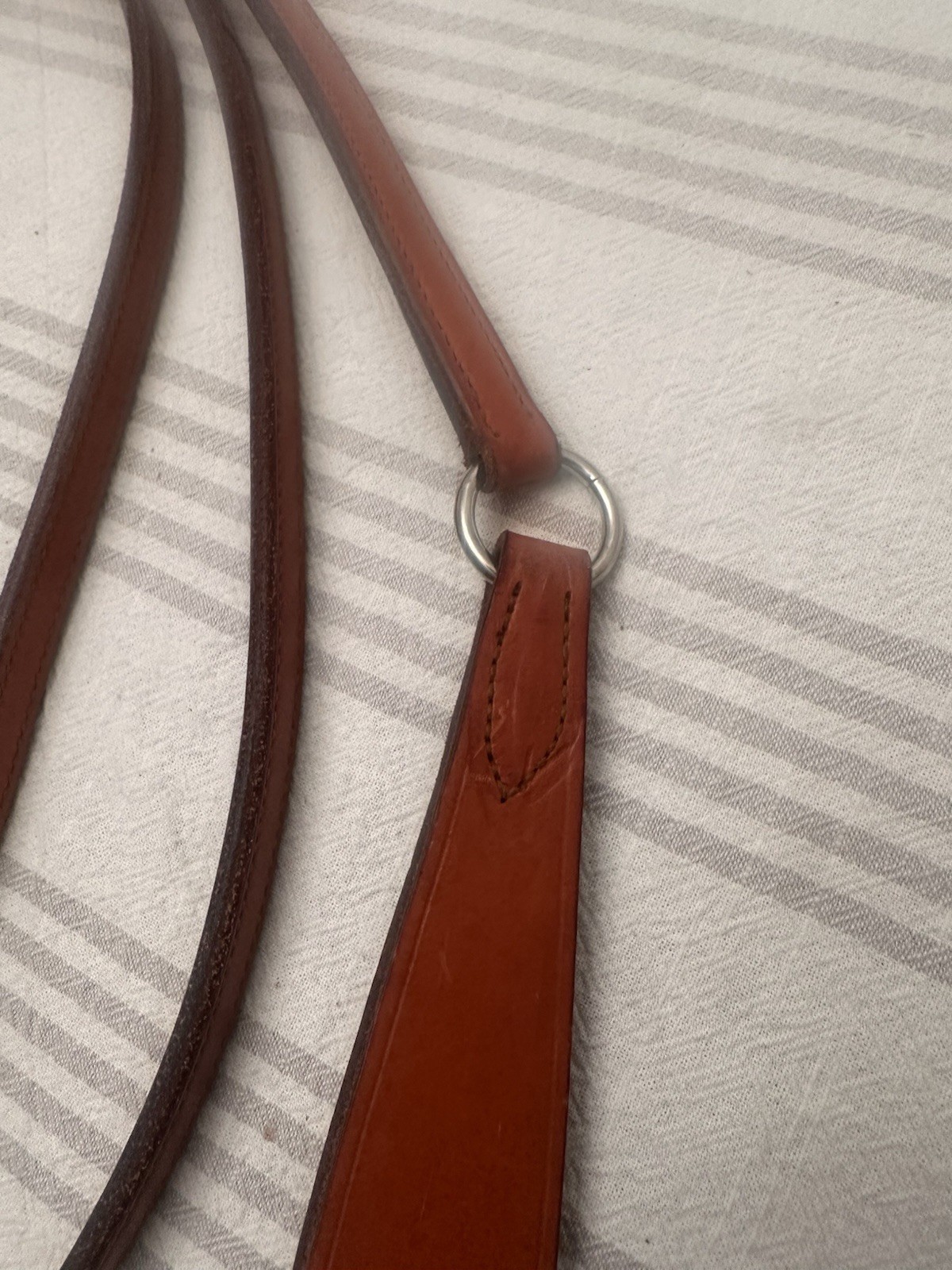 Vintage Champion Turf & Reins, Bridle leather Southwestern Style Silver Accent