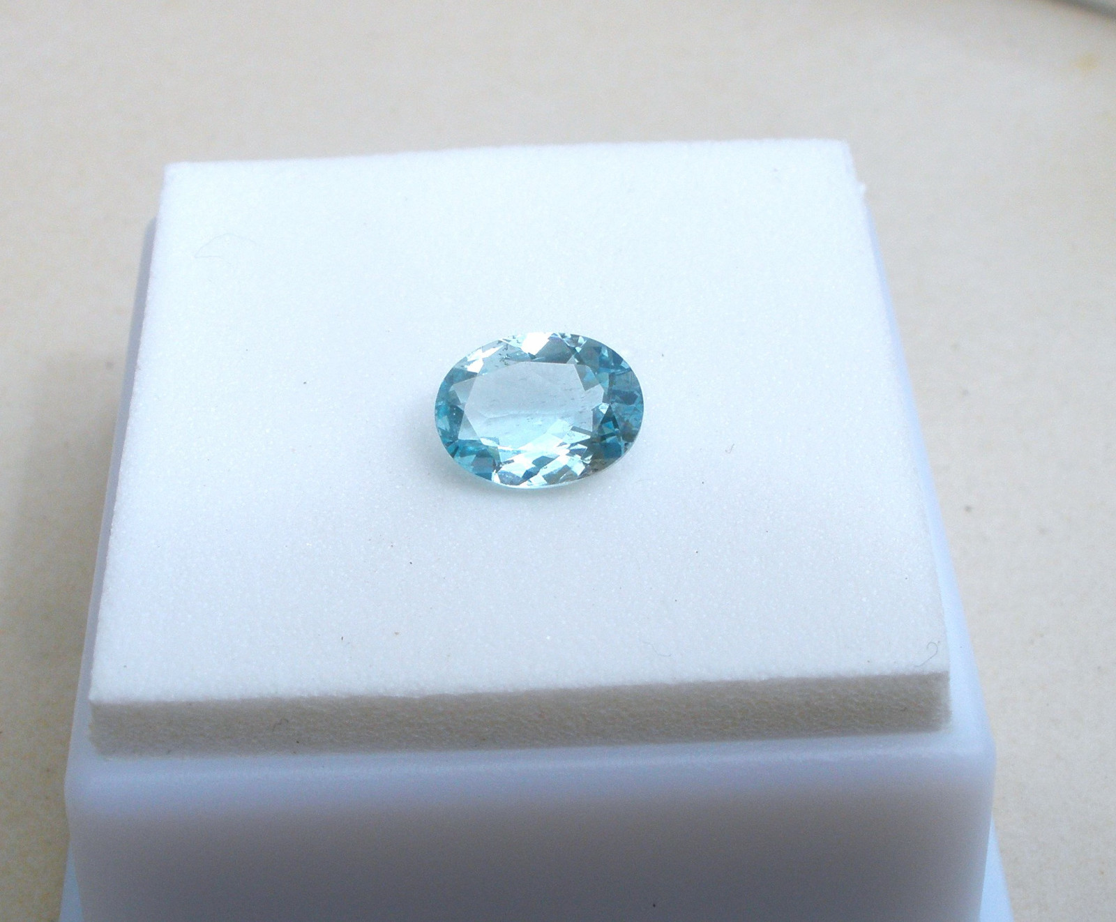 8x6mm Aquamarine Oval Loose Natural Gem