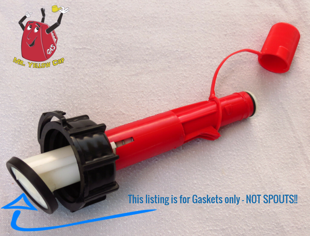 6 New Rubber Gaskets Gas Can Spout Gott Rubbermaid Blitz Wedco Scepter Eagle