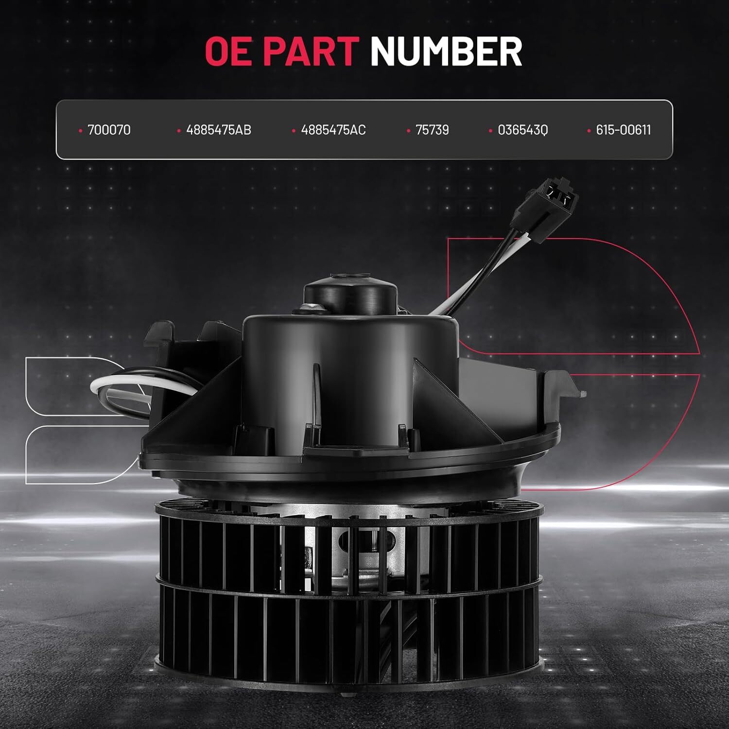 HVAC Heater Blower Motor Fan for Chrysler Town & Country Dodge Grand Caravan