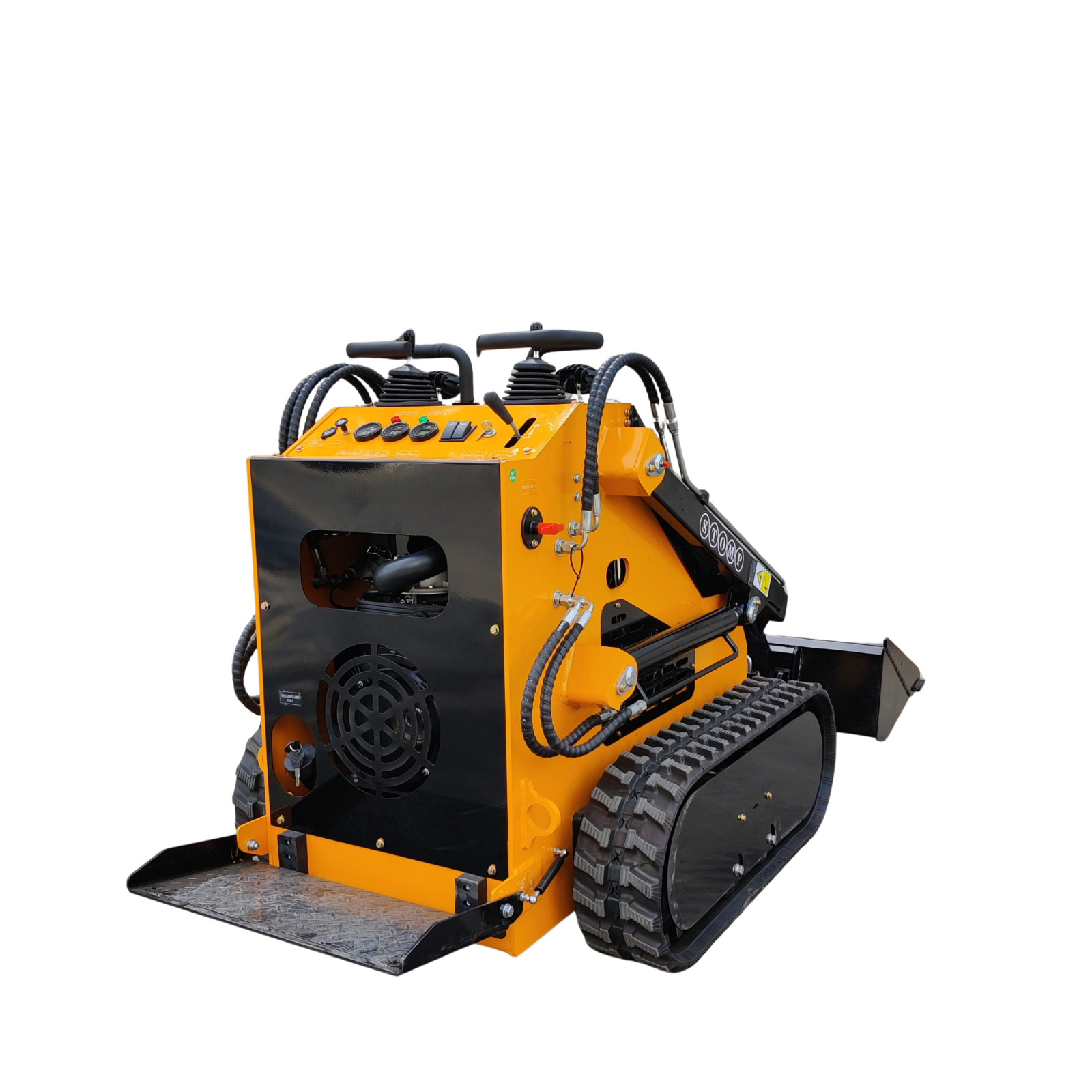 Free Shipping Mini Skid Steer Loader TYPHON STOMP 501 Compact Track 23.5 HP Gas