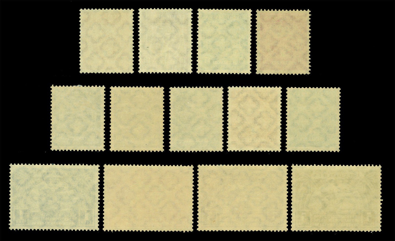 COLOMBIA 1929 AIRMAIL Columbus ship, River & Volcano set Scott C55-C67 mint MH