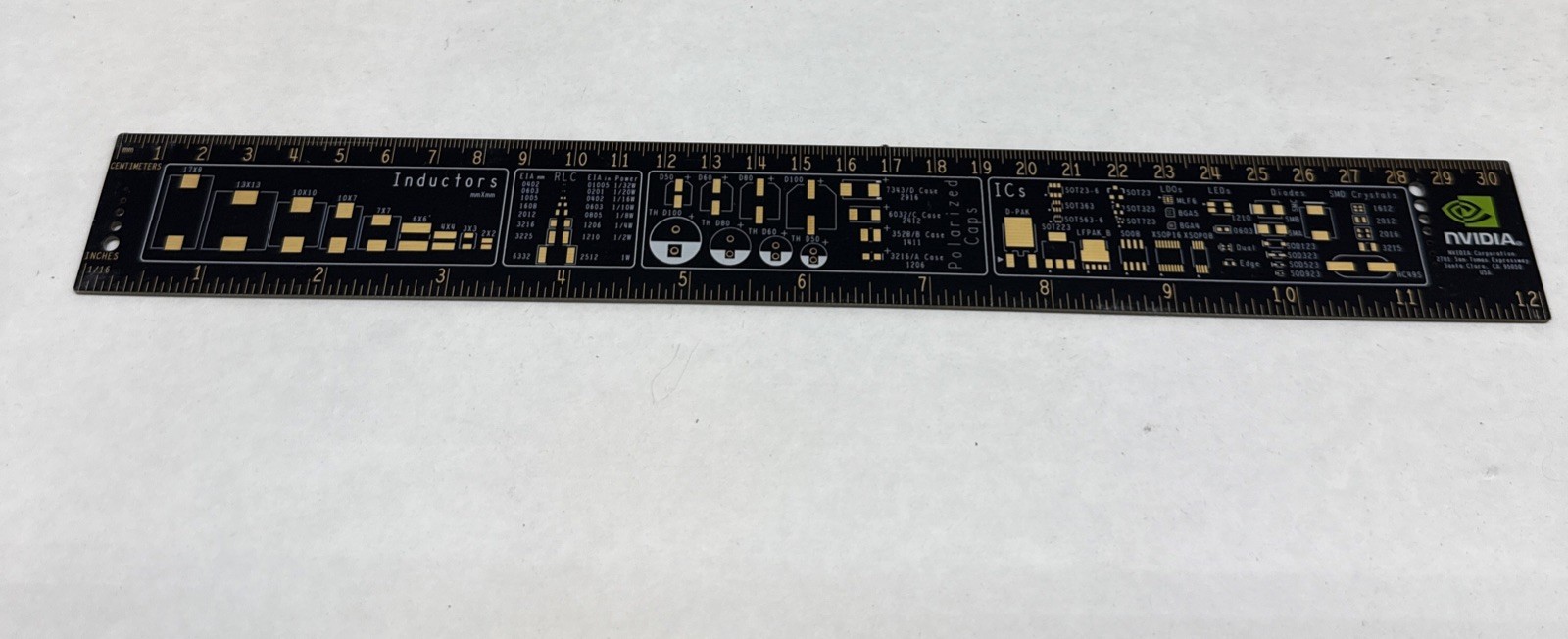 NVIDIA GeForce GTX PCB Engineering Ruler 1st Generation 12"
