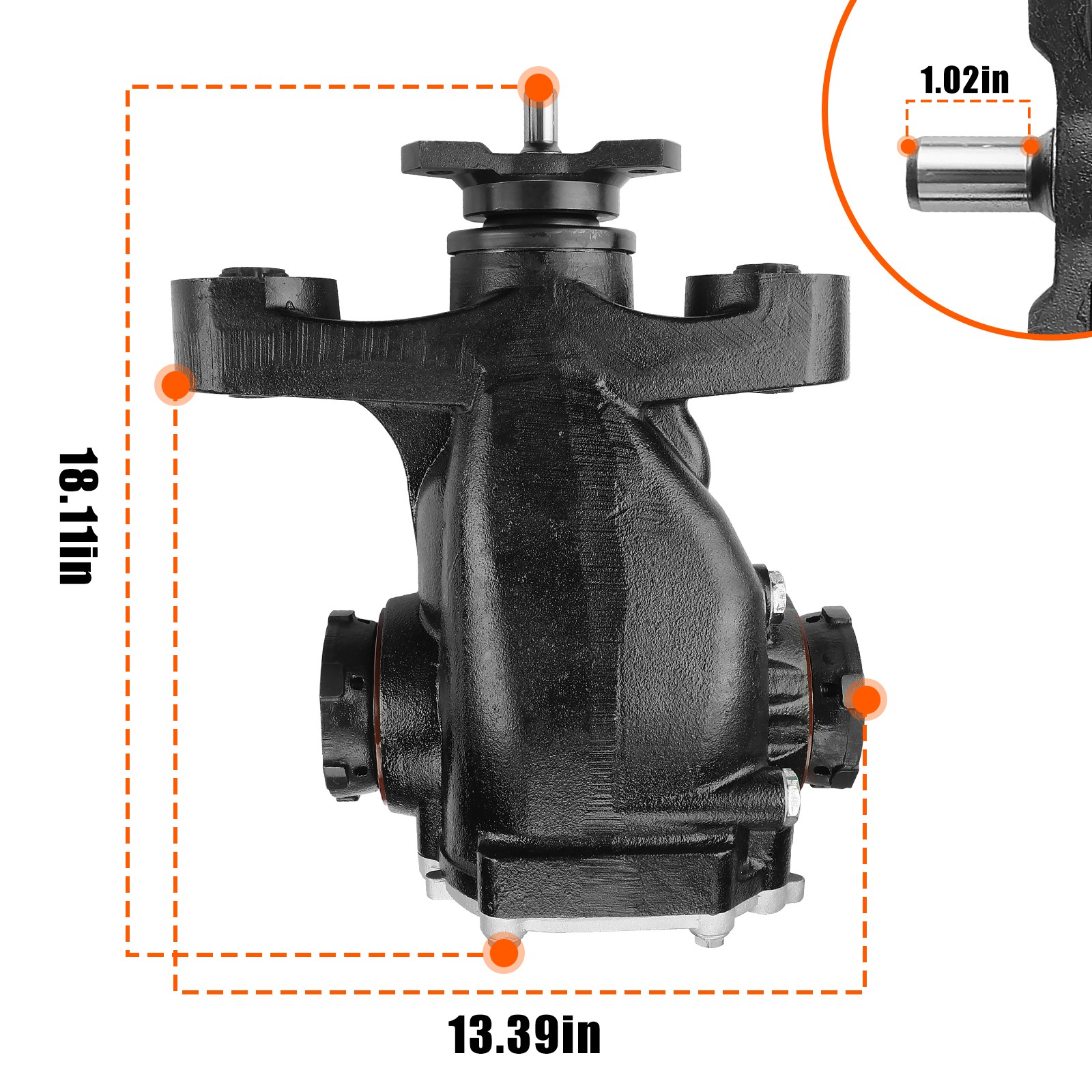 3.45 Rear Differential Carrier Assembly For 2013-2016 Cadillac ATS 2.5L 85571699
