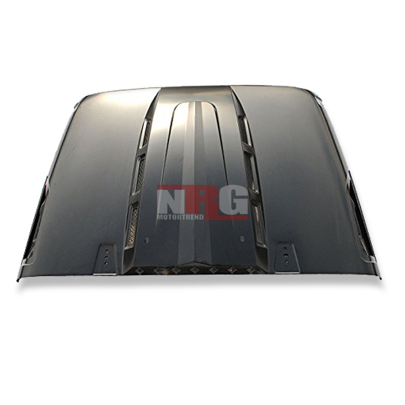 for 2007-2018 Jeep Wrangler Rubicon JK JKU heat extract Vented AVG Steel Hood