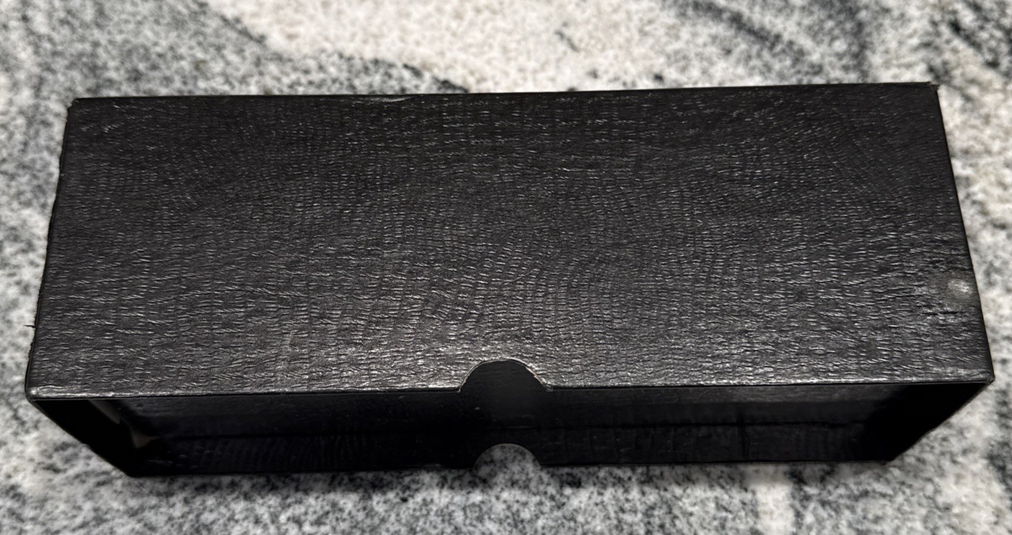 Vintage Black PCGS Storage Box For 20 Rattler Slabs / Graded Coin Holders Empty