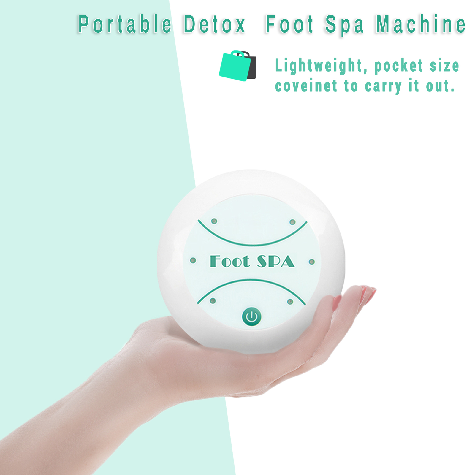 Ionic Detox Foot Bath Cleanse Spa Ion Kit Machine W/Tub Basin Array For Home